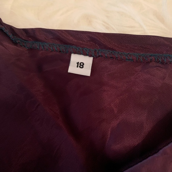 Gorgeous Emerald green sheer Dress over burnt black dress by Onyx - Picture 10 of 12